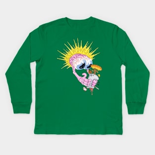 Doom Scrolling Kids Long Sleeve T-Shirt